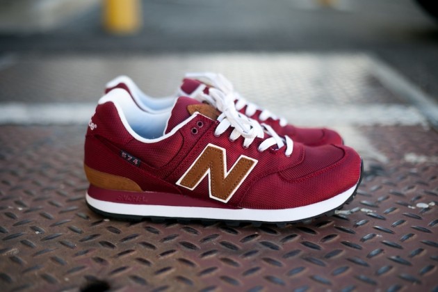 new balance rouge bordeaux 574